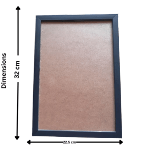 Set of 2 Black Frames 8x12 Inch | Home Decor Display
